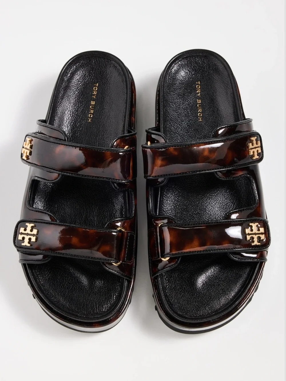Tory Burch Kira Sport Slide IN BLACK LEATHER